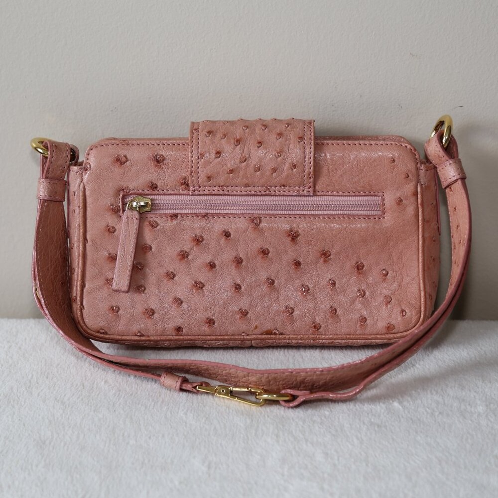 VTG Mint! Authentic Cape Cobra Luxurious Genuine Ostrich shoulder crossbody bag - Picture 5 of 11